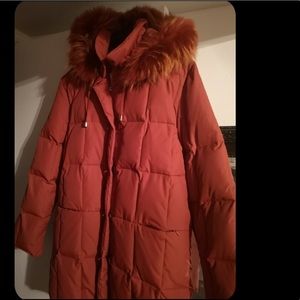 Burnt Orange Winter Coat